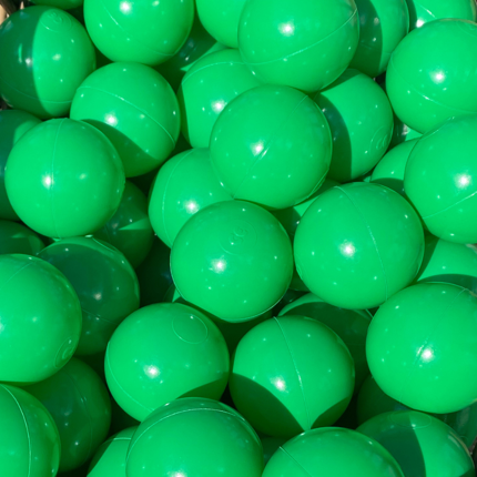 Balles Ø 7 cm piscine à balles - Vert vif, 100 pcs