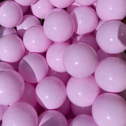 Balles Ø 7 cm piscine balles - Rose bébé, 100 pcs