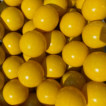 Balles Ø 7 cm piscine à balles - Moutarde, 100 pcs