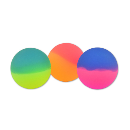 Balles rebondissantes Ø 4 cm - Neon, 3 pièces