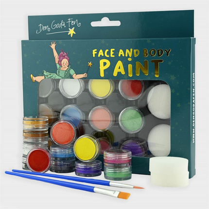 Peinture visage et corps, 12 couleurs