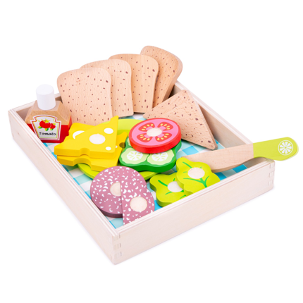 Dînette - Atelier sandwich, 18 pièces