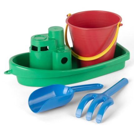 Kit jeu de plage avec bateau, 4 pièces