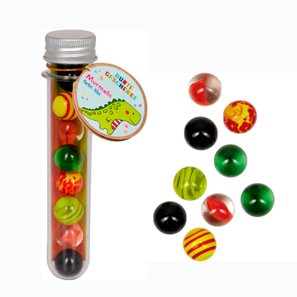 Billes en verre - Dinosaure, 9 pièces