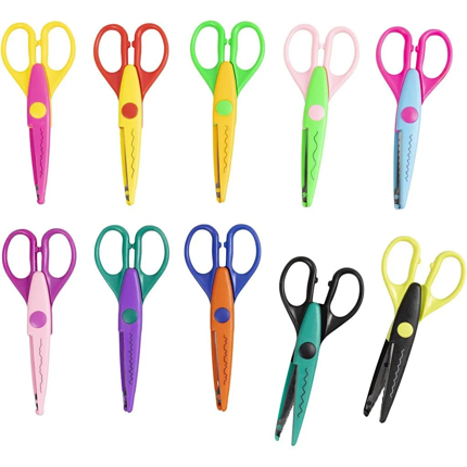 Ciseaux à motifs 16 cm, 10 pièces