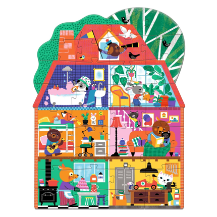 Puzzle géant - La maison des p'tits copains 36 pcs
