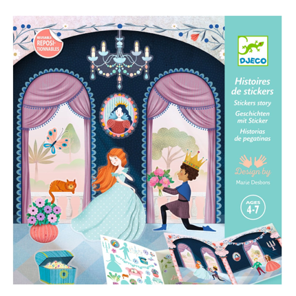 Histoires de stickers - La vie au château