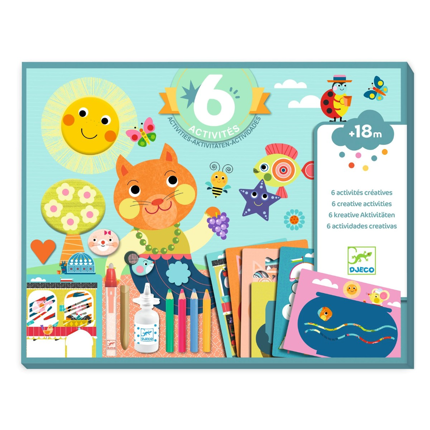 6 activités créatives - Le chat et ses amis
