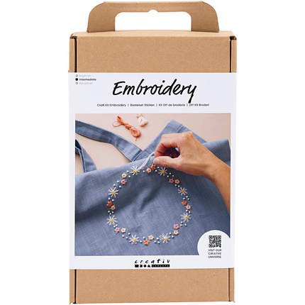 Kit de broderie DIY - Tote bag