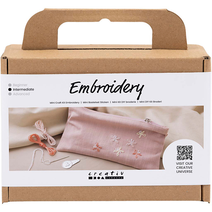 Kit de broderie DIY - Trousse à crayons