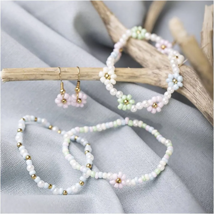 Mini Kit DIY Bijoux - Fleurs