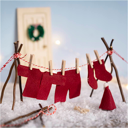 Mini Kit DIY Porte de Lutin - Linge