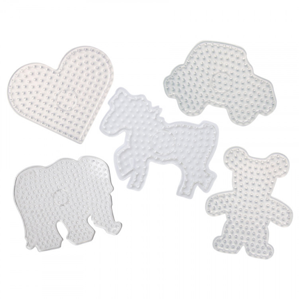 Plaques pour perles XL - Motifs divers, 5 pièces
