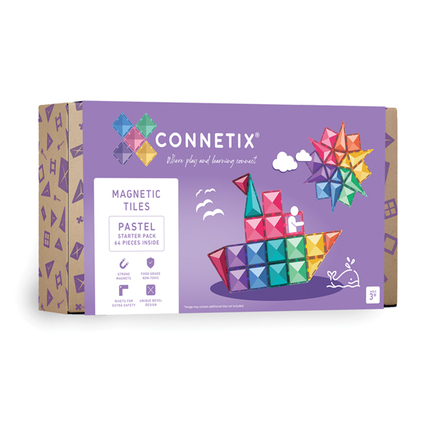 Pack de démarrage Pastel CONNETIX, 64 pièces