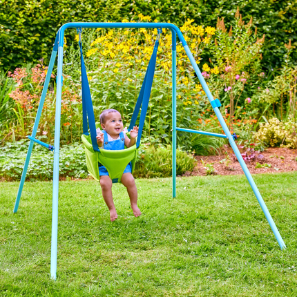 Balançoire pour bébé avec portique