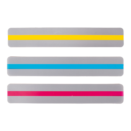 Bandes de lecture guidée couleurs, 30 pièces
