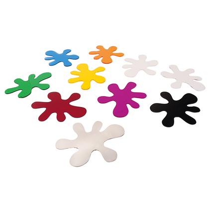 Taches de peinture transparentes, 10 pièces