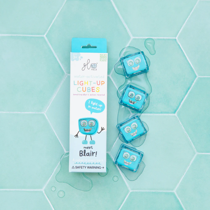 Cubes d'eau sensoriels lumineux - Blair, 4 pièces