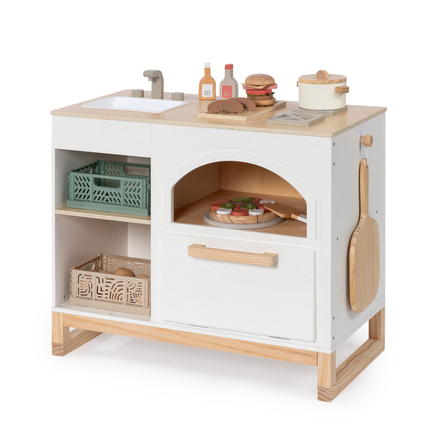 Cuisine pour enfant + four à pizza - Taxus (blanc)