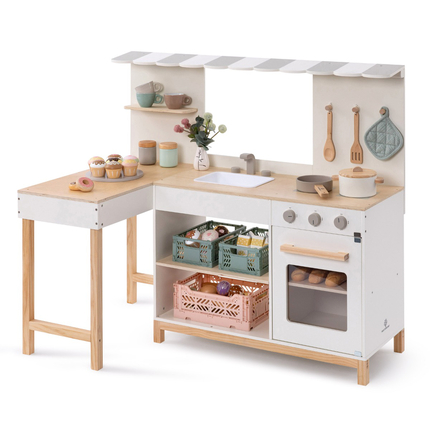 Cuisine et café pour enfant 2 en 1 Robusta (blanc)