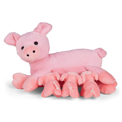 Famille de peluches - Cochon et ses porcelets