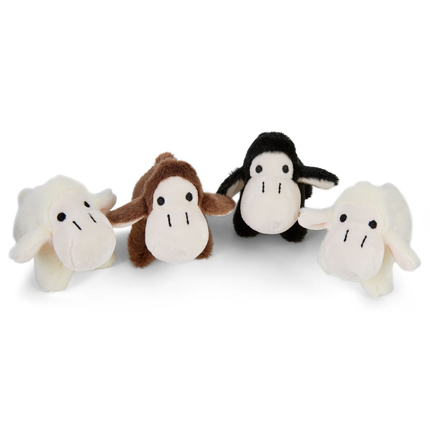 Famille de peluches - Agneaux, 4 pièces