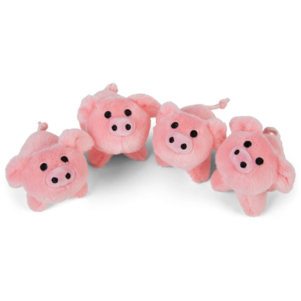 Famille de peluches - Porcelets, 4 pièces