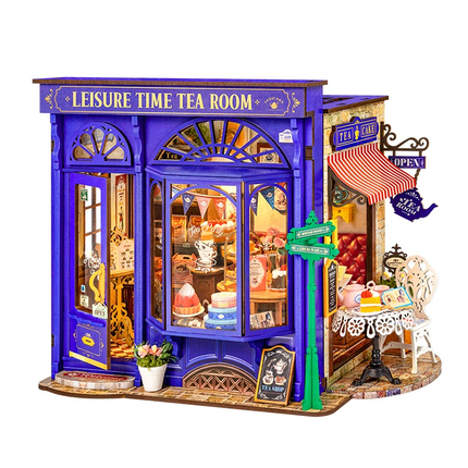 Maison miniature DIY - Salon de thé