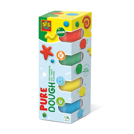 Pâte à modeler 4 × 90 g - Pure