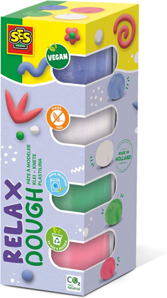 Pâte à modeler 4 × 90 g - Relax