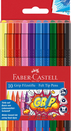 Feutres, 10 pièces