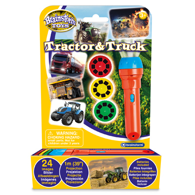 Lampe torche proj. + diapos - Tracteurs et camions