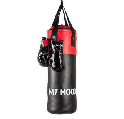 Punching ball avec gants My Hood 10 kg