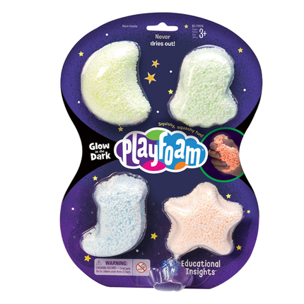 Playfoam lot de 4 couleurs phosphorescentes