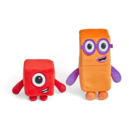 Peluches Numberblocks - Un et deux