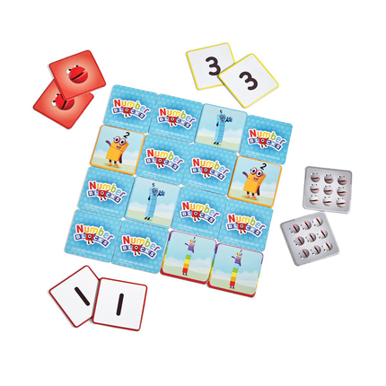 Jeu de mémoire d'association Numberblocks