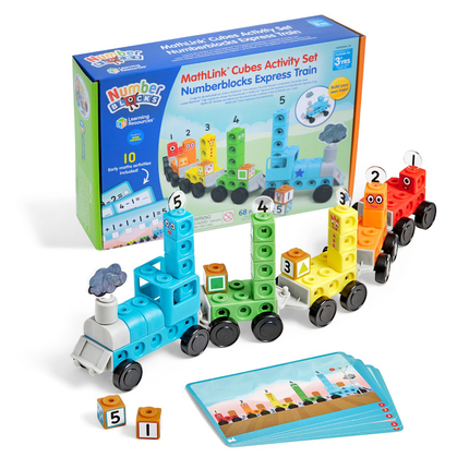 Kit activités avec cubes MathLink TGV Numberblocks