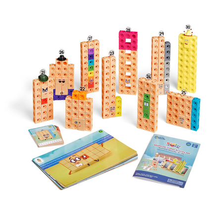Act. avec cubes MathLink Numberblocks de 21 à 30