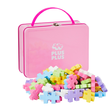 Plus-Plus BIG - Valisette métal Pastel 70 pièces