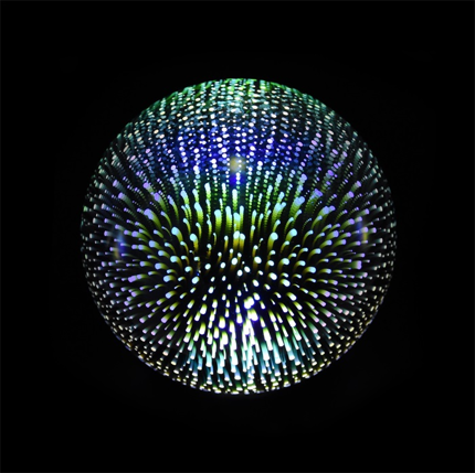 Lampe en verre 3D LED