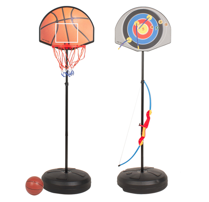 Support 2 en 1 Basket et tir à l'arc