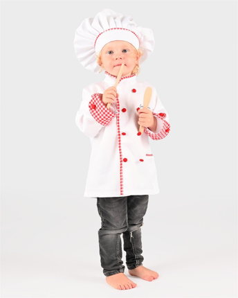 Veste et toque de chef, taille 4/6 ans