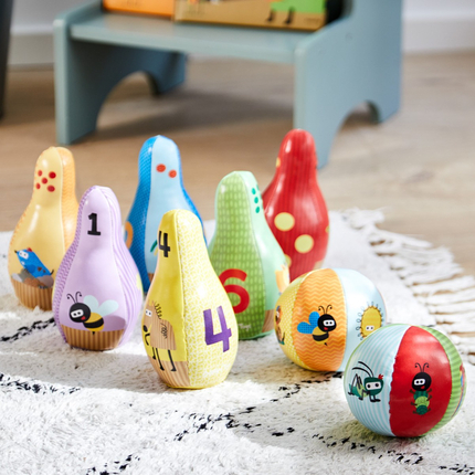 Jeu de bowling en tissu