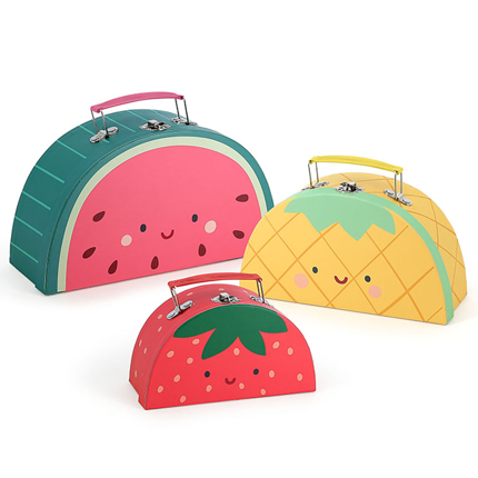 Set de 3 valises - Les fruits gourmands S. Betz
