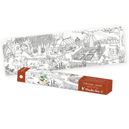 Coloriage géant 1,5 m - Le jardinier