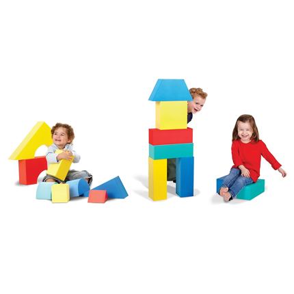 Blocs de construction en mousse, 16 pièces