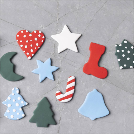 Emporte-pièces motifs de Noël, 10 pièces