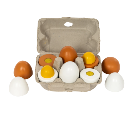 Dînette - Boîte d'œufs, 6 pcs