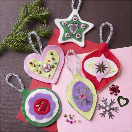Kit créatif DIY Noël - Décorations en feutre