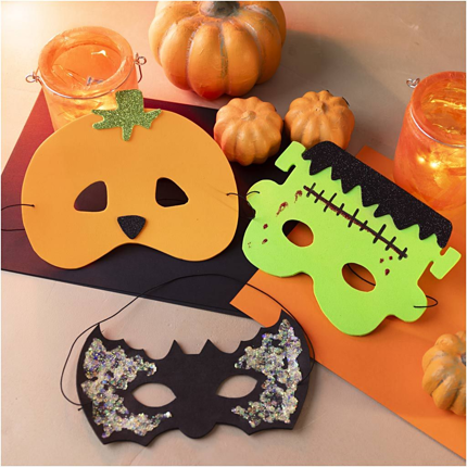 Kit créatif Halloween - Masques effrayants